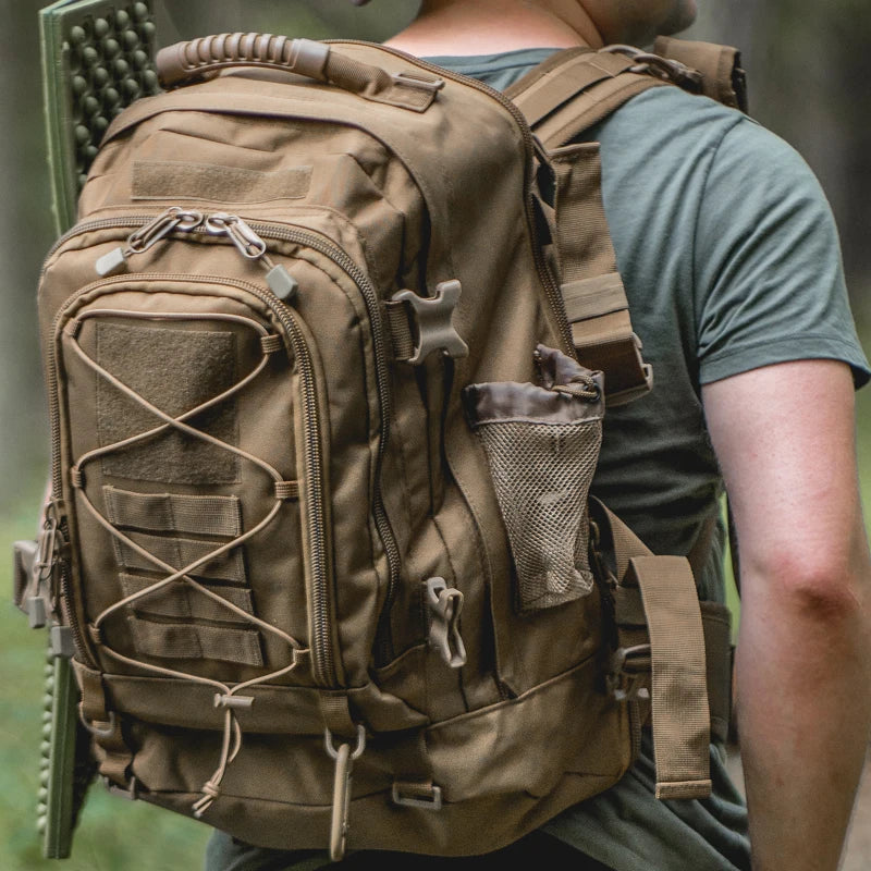 Outdoor Tactical Backpack Men's Outdoor Hiking Bag Capacity Military Army Bags