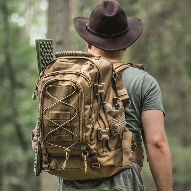 Outdoor Tactical Backpack Men's Outdoor Hiking Bag Capacity Military Army Bags