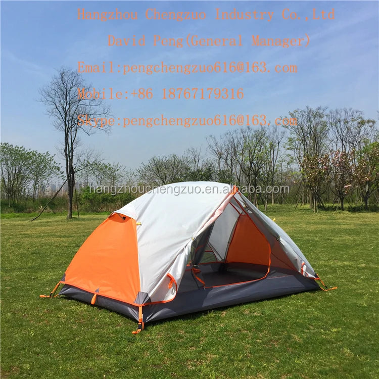 Double Layer 1 Person camping Tent Waterproof ultralight Lightweight Tents