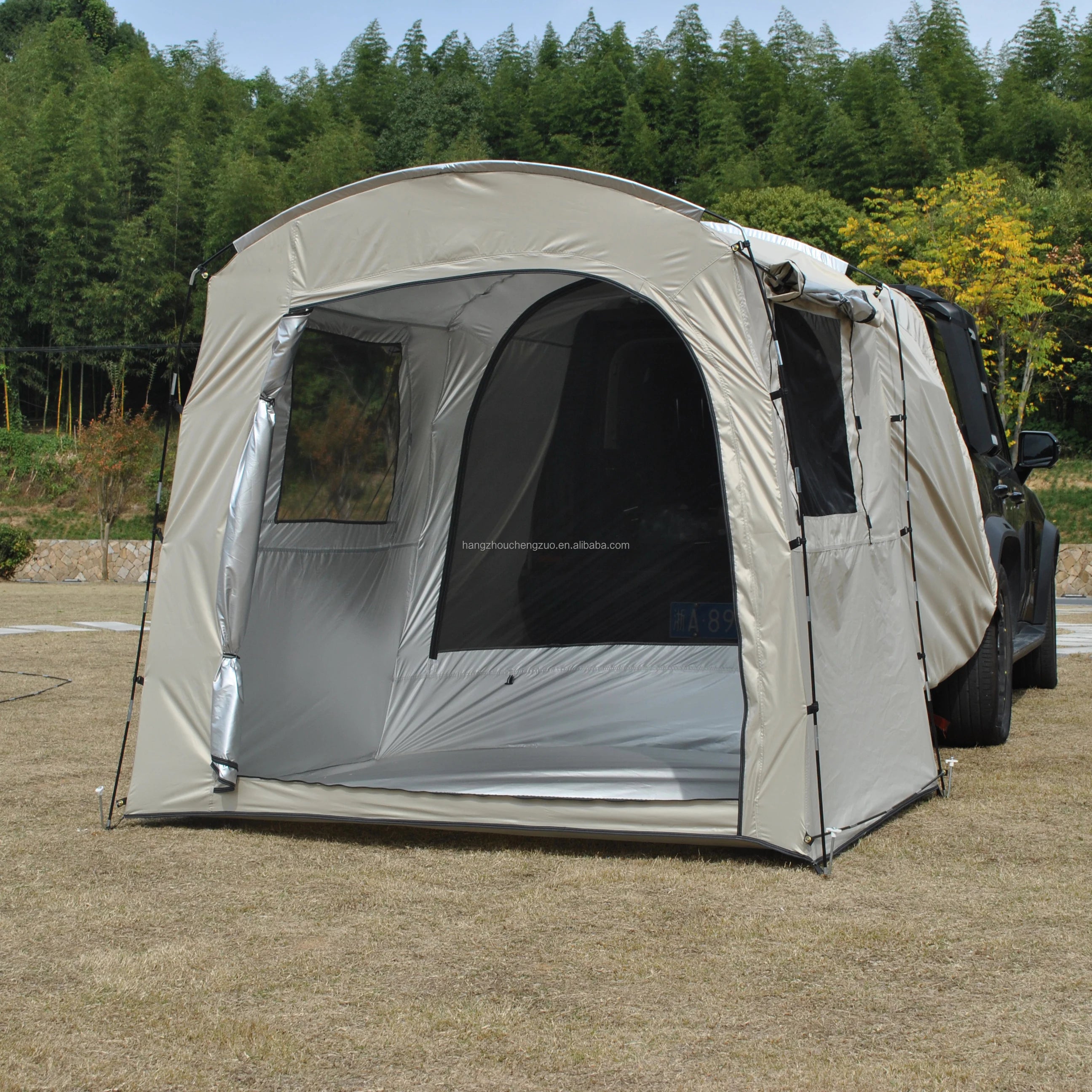 2-Person SUV Tailgate Tent Easy Setup Waterproof Outdoor Camping Van