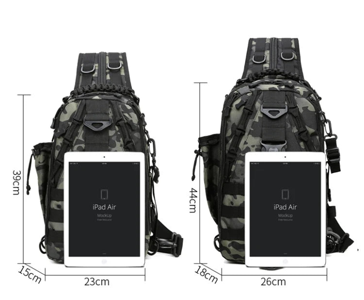 Outdoor Fishing Tackle Bag Waterproof Hiking Cycling Travel Backpack Tools