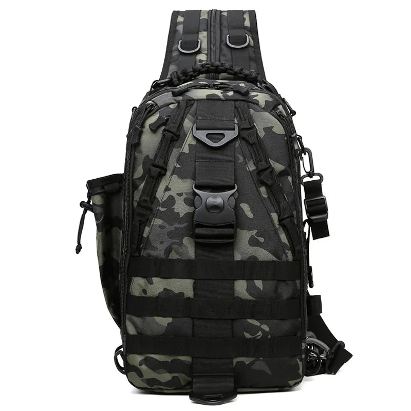 Outdoor Fishing Tackle Bag Waterproof Hiking Cycling Travel Backpack Tools