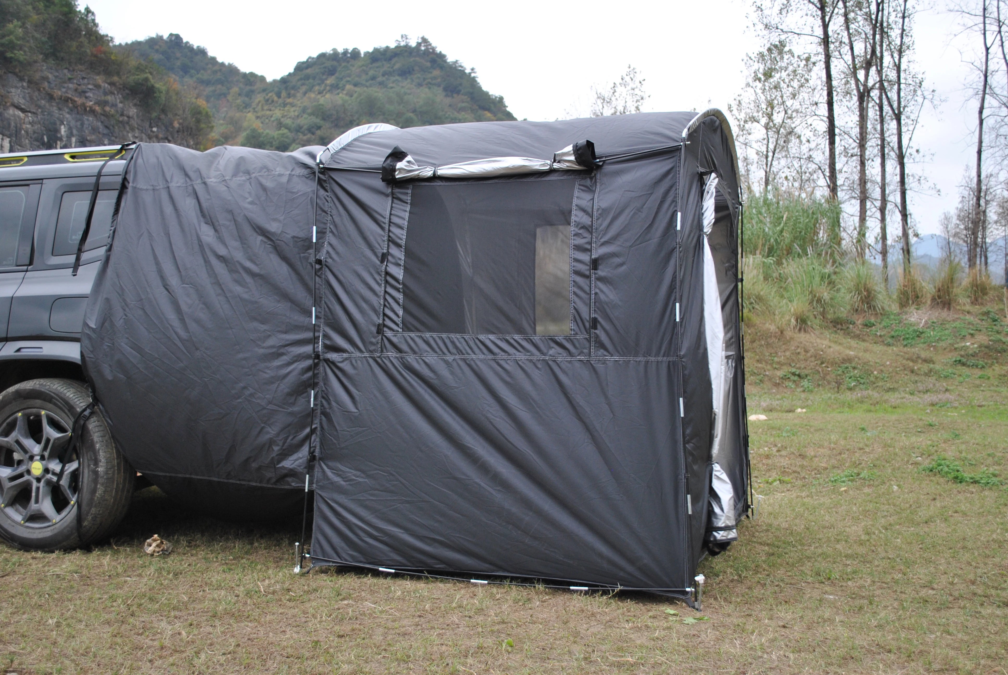 2-Person SUV Tailgate Tent Easy Setup Waterproof Outdoor Camping Van