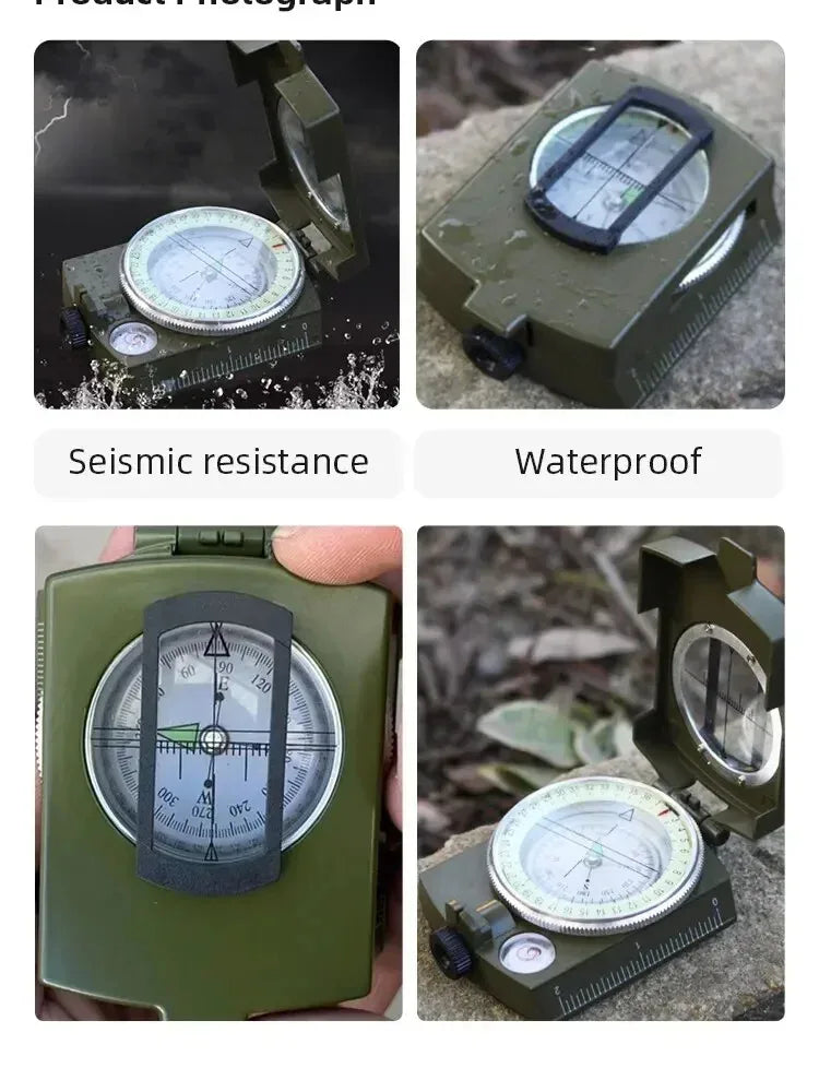 High Precision Professional Outdoor Camping Military Tactical Compass