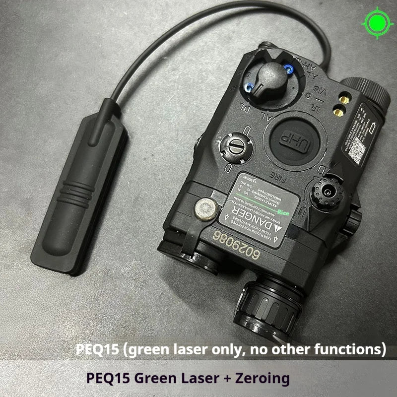 Tactical Airsoft Red Dot Green Blue IR Fill Light Laser Indicator Weapon Scout Light