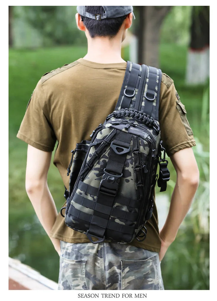 Outdoor Fishing Tackle Bag Waterproof Hiking Cycling Travel Backpack Tools