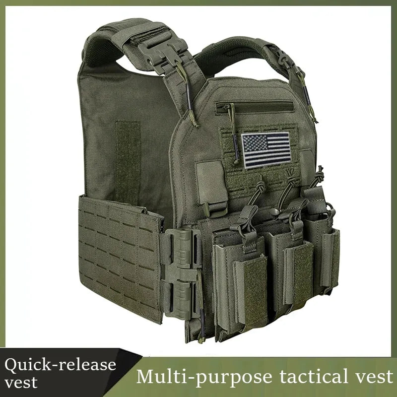 Chaleco Tactico Vest Ranger-Green Tactical Gear Tactical Vest for Outdoor