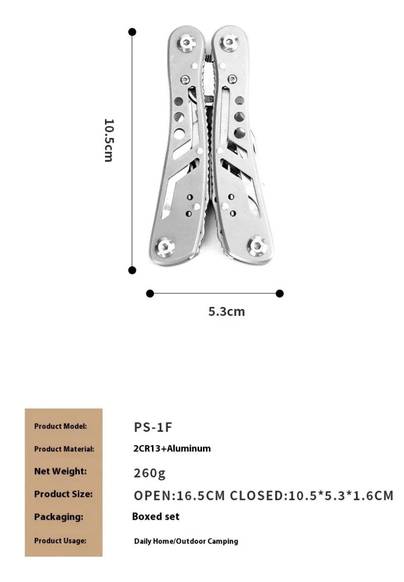 Multi-Function Folding Pliers, Outdoor Survival Camping Tool Multi-Tool