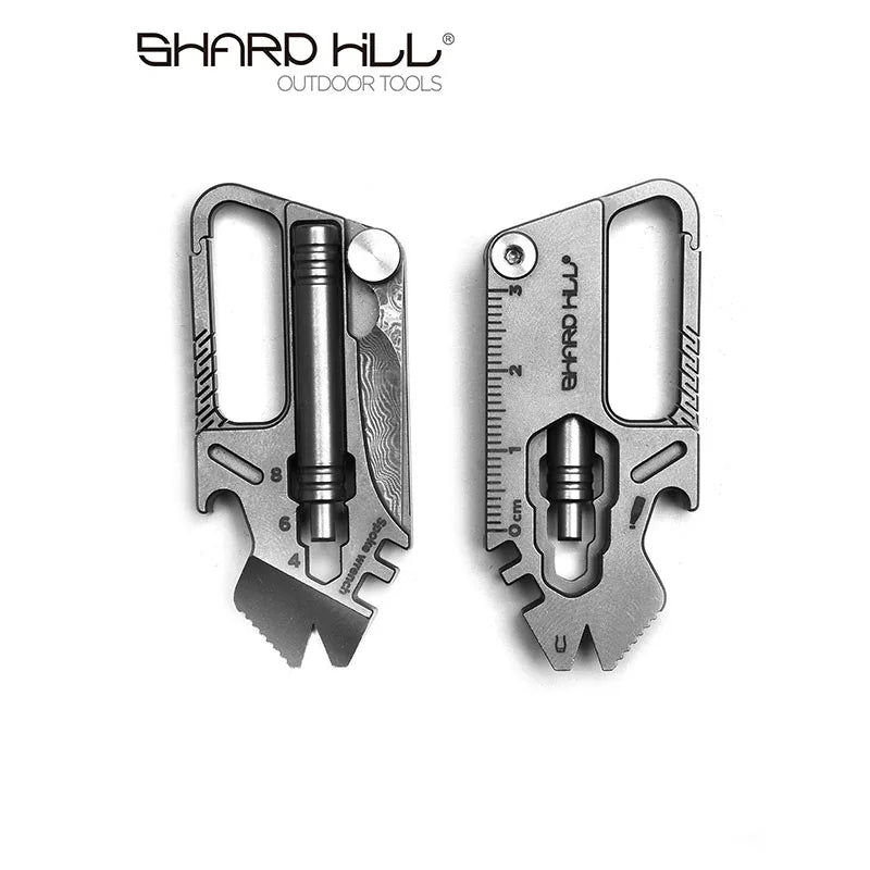 Outdoor EDC Multi-Tool Keychain Bottle Opener Screwdriver & Wrench Combo Tool