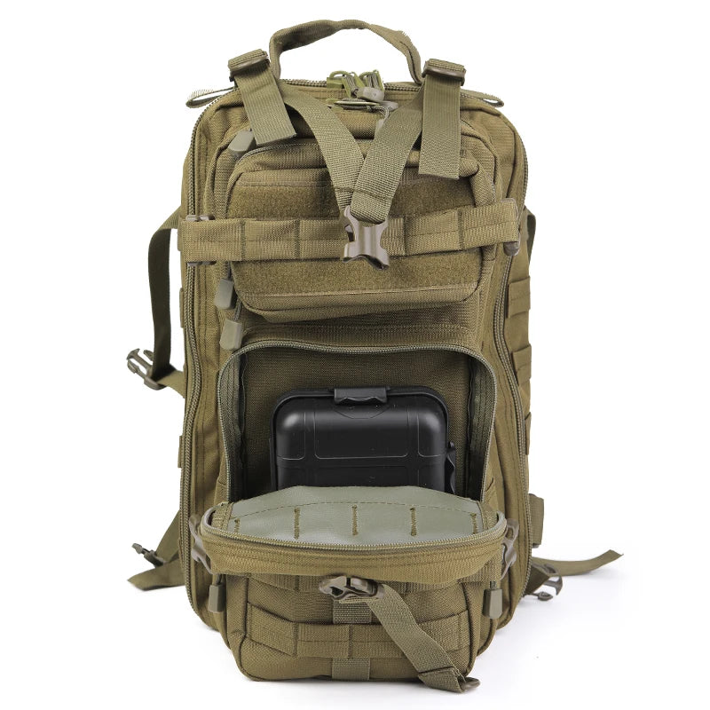 LQARMY Men Mochilas Tactical Backpack 30L Nylon Outdoor Waterproof Bags