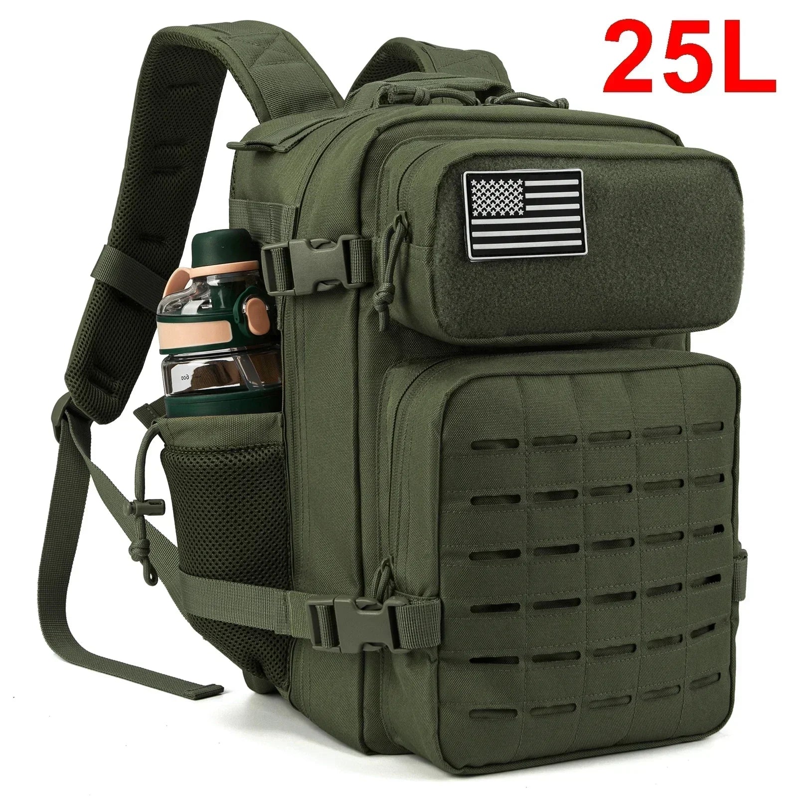 Tactical Backpack School Bag Gym Rucksack Treeking with Dual  camping
