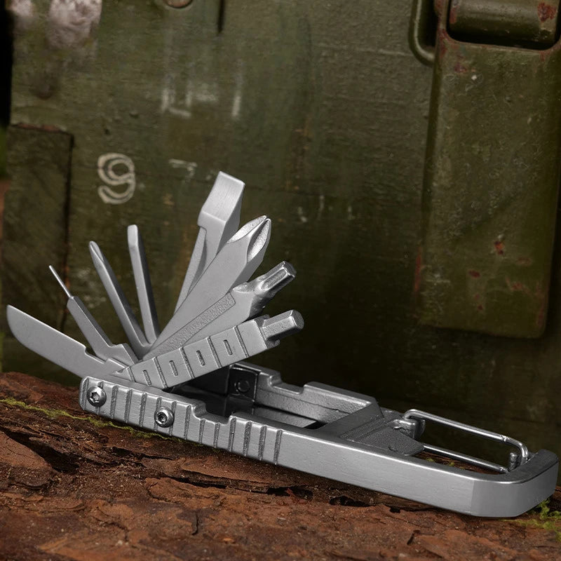 Folding Pocket Multitool Portable Camping and Hiking Gear Screwdriver
