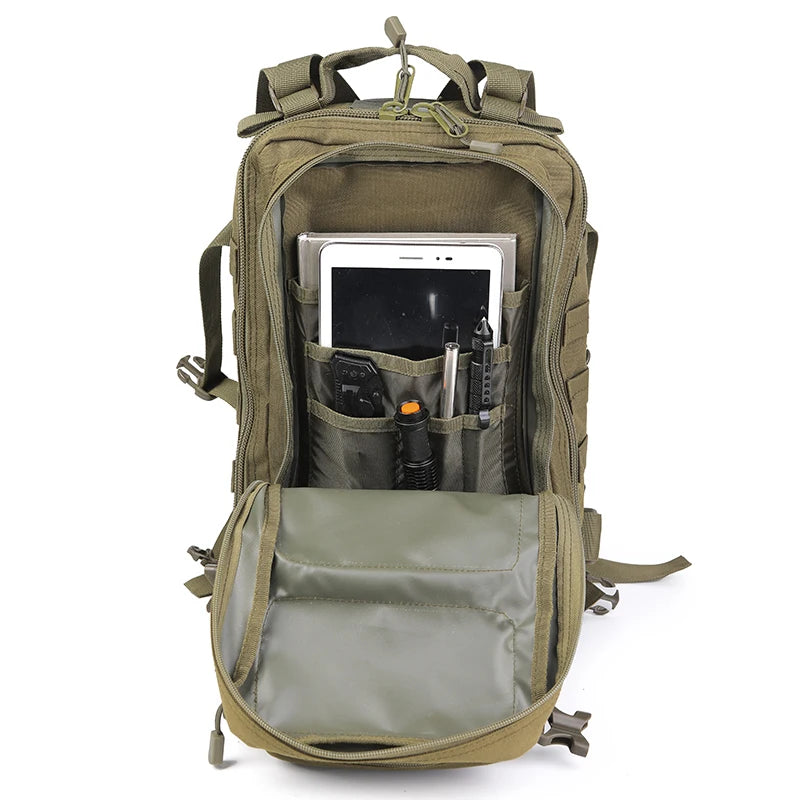 LQARMY Men Mochilas Tactical Backpack 30L Nylon Outdoor Waterproof Bags
