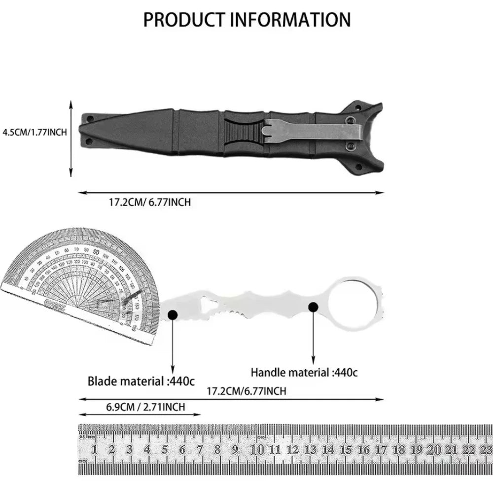 Blade Knife Utility Outdoor Multi-tools, Portable Cutting Rope Tool EDC Gear