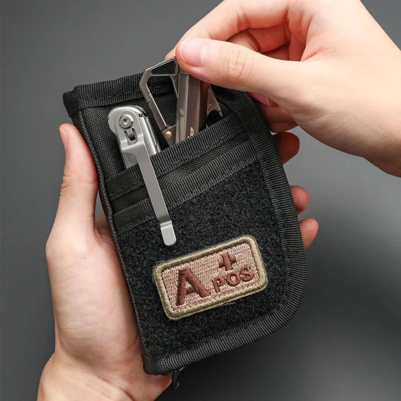 Outdoor Kit Carry-on Card Bag Wallet Multi-purpose EDC Tools Storage Bag