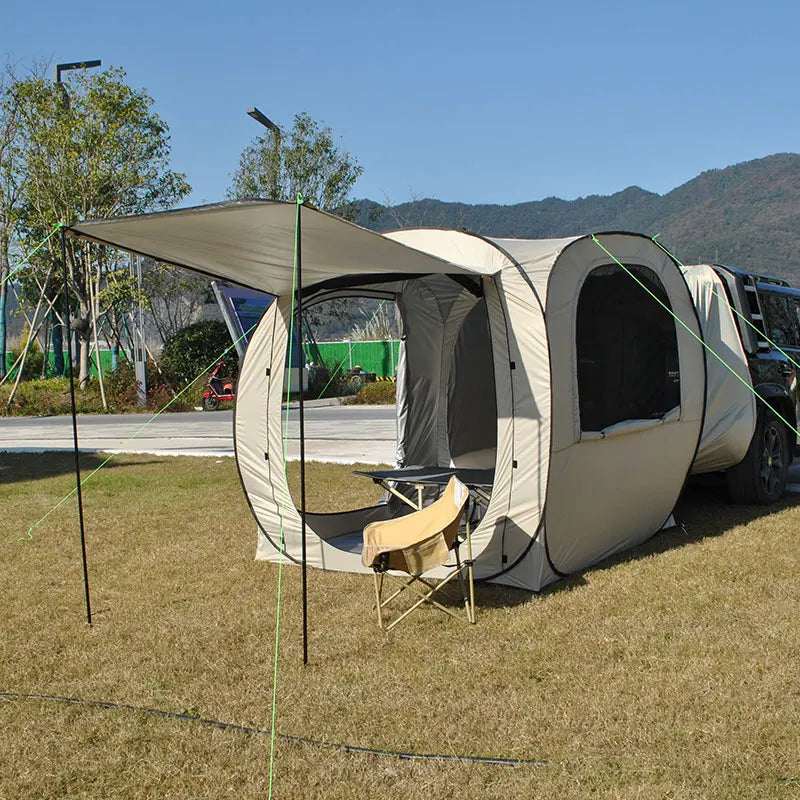 Car Rear Automatic Tent, Car Tailgate Tent,Pop Up Car Rear Tent, SUV Tents Car