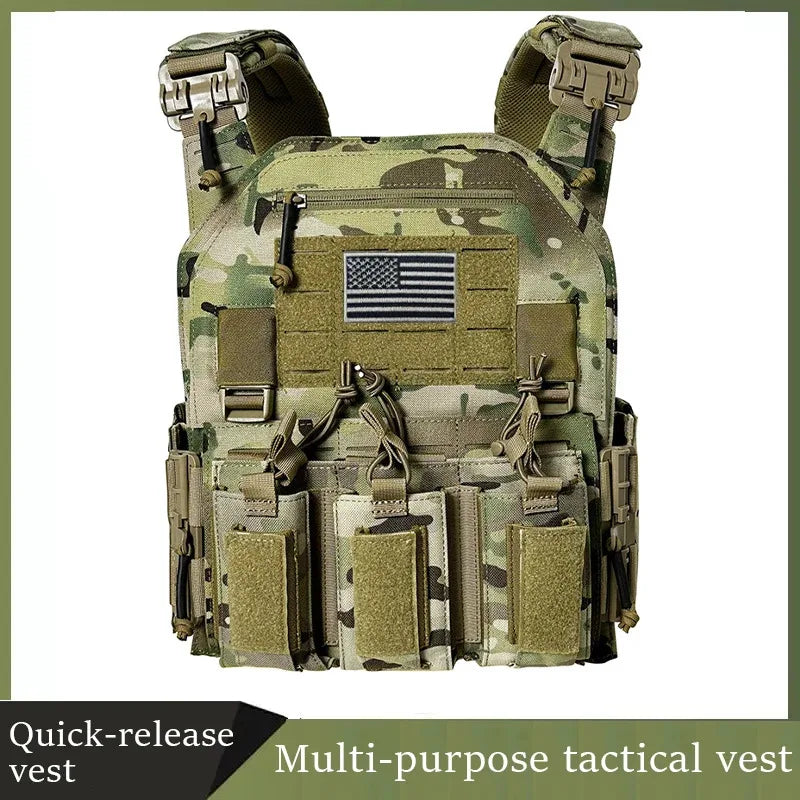 Chaleco Tactico Vest Ranger-Green Tactical Gear Tactical Vest for Outdoor