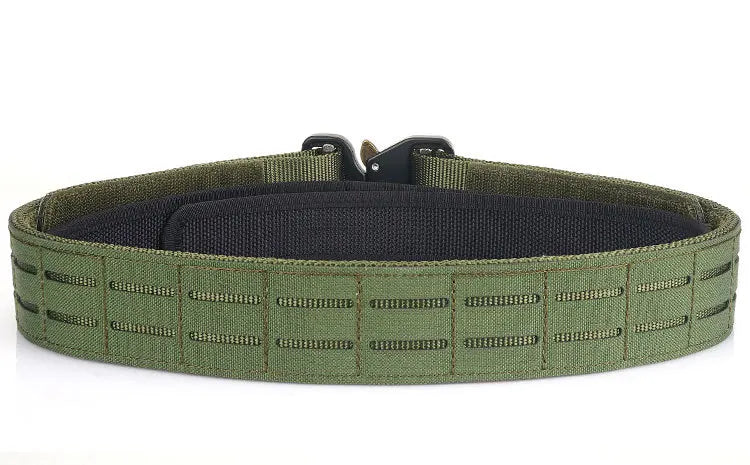 Tactical Belt 2 Inch Quick Release Ronin Camo Belt Metal Outdoor Waist Belt