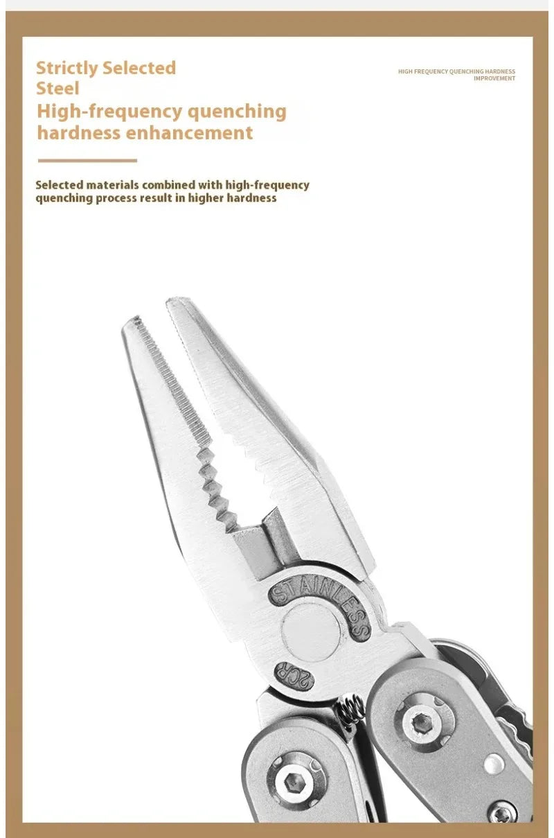 Multi-Function Folding Pliers, Outdoor Survival Camping Tool Multi-Tool