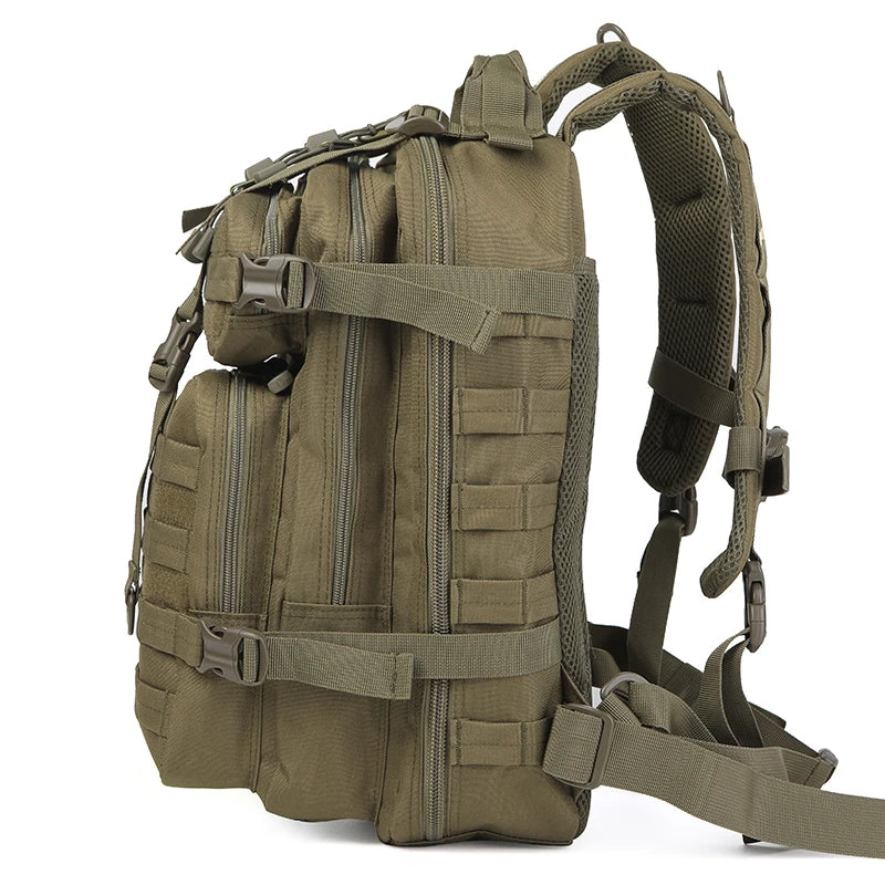 LQARMY Men Mochilas Tactical Backpack 30L Nylon Outdoor Waterproof Bags