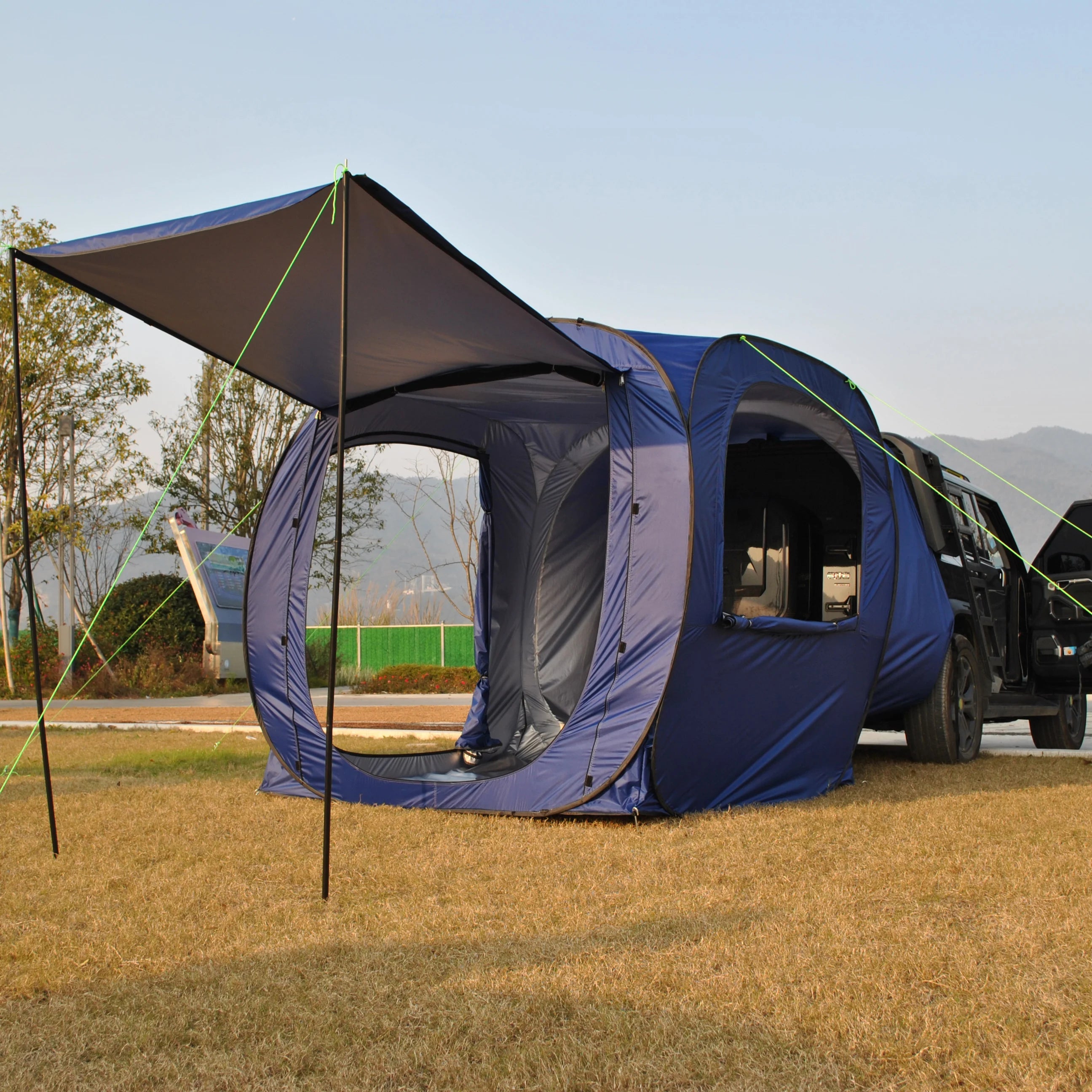 Car Tent trailer Tent, Car Tailgate Tent,Pop Up Car Rear Tent Multipurpose Truck Tent