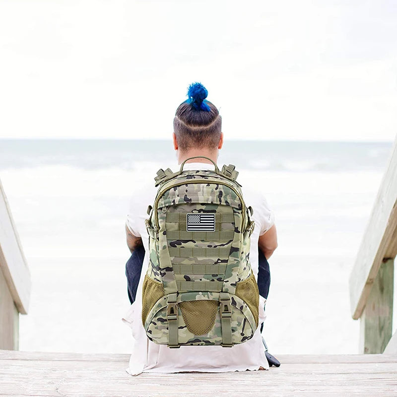 Men Tactical Backpacks Outdoor 35L Large Capacity Man Camping Backpack