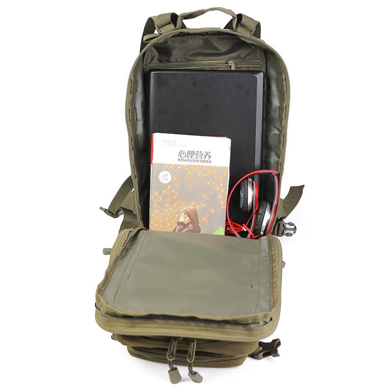 LQARMY Men Mochilas Tactical Backpack 30L Nylon Outdoor Waterproof Bags