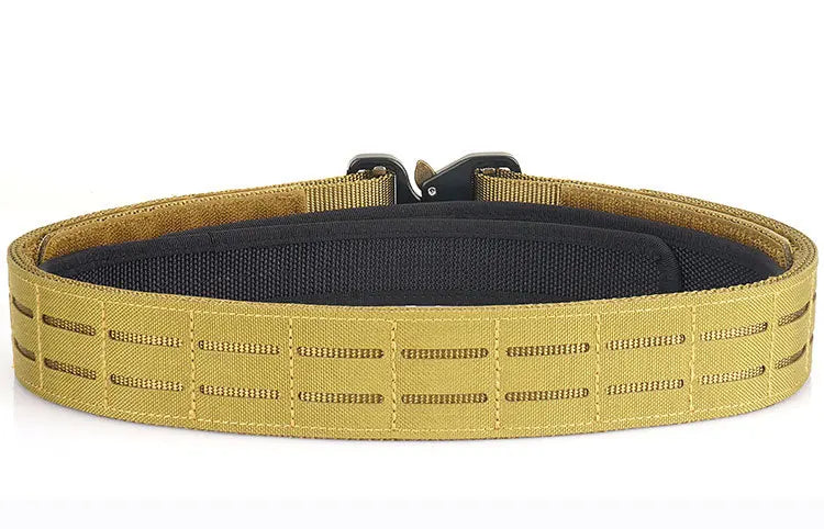 Tactical Belt 2 Inch Quick Release Ronin Camo Belt Metal Outdoor Waist Belt