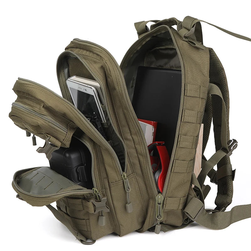 LQARMY Men Mochilas Tactical Backpack 30L Nylon Outdoor Waterproof Bags