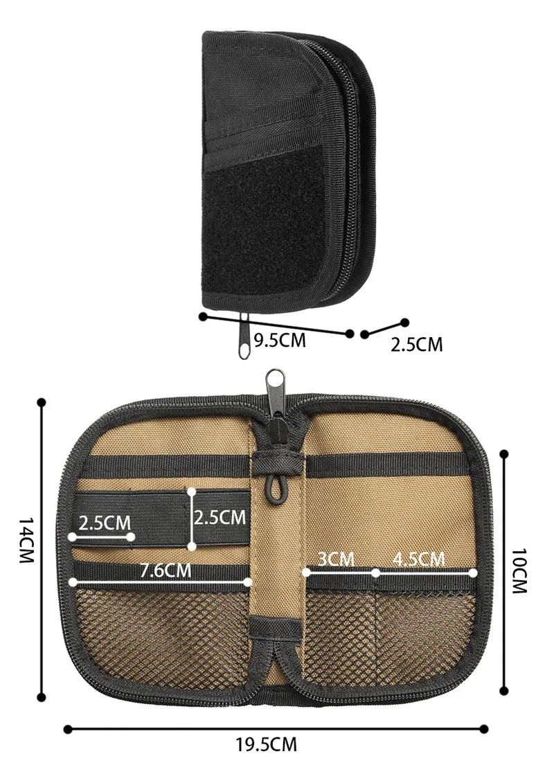 Outdoor Kit Carry-on Card Bag Wallet Multi-purpose EDC Tools Storage Bag