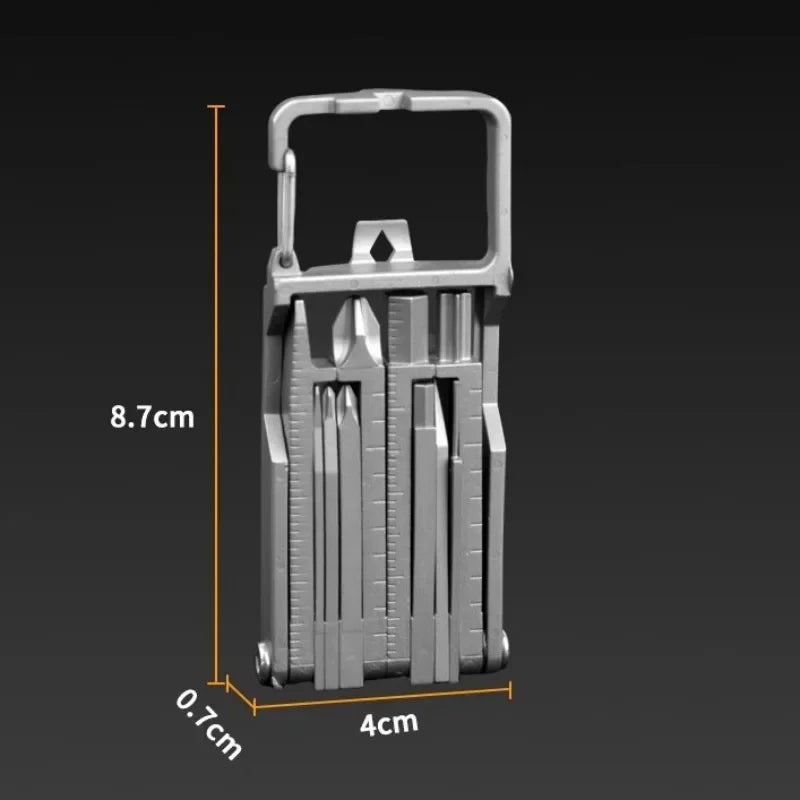 Folding Pocket Multitool Portable Camping and Hiking Gear Screwdriver