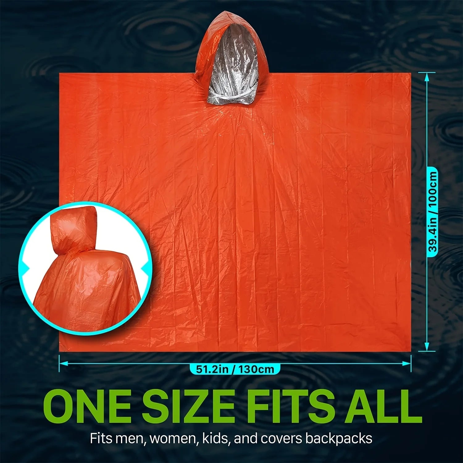 Emergency Preparedness Kit: 2 Waterproof Bivy Sleeping Bags Outdoor