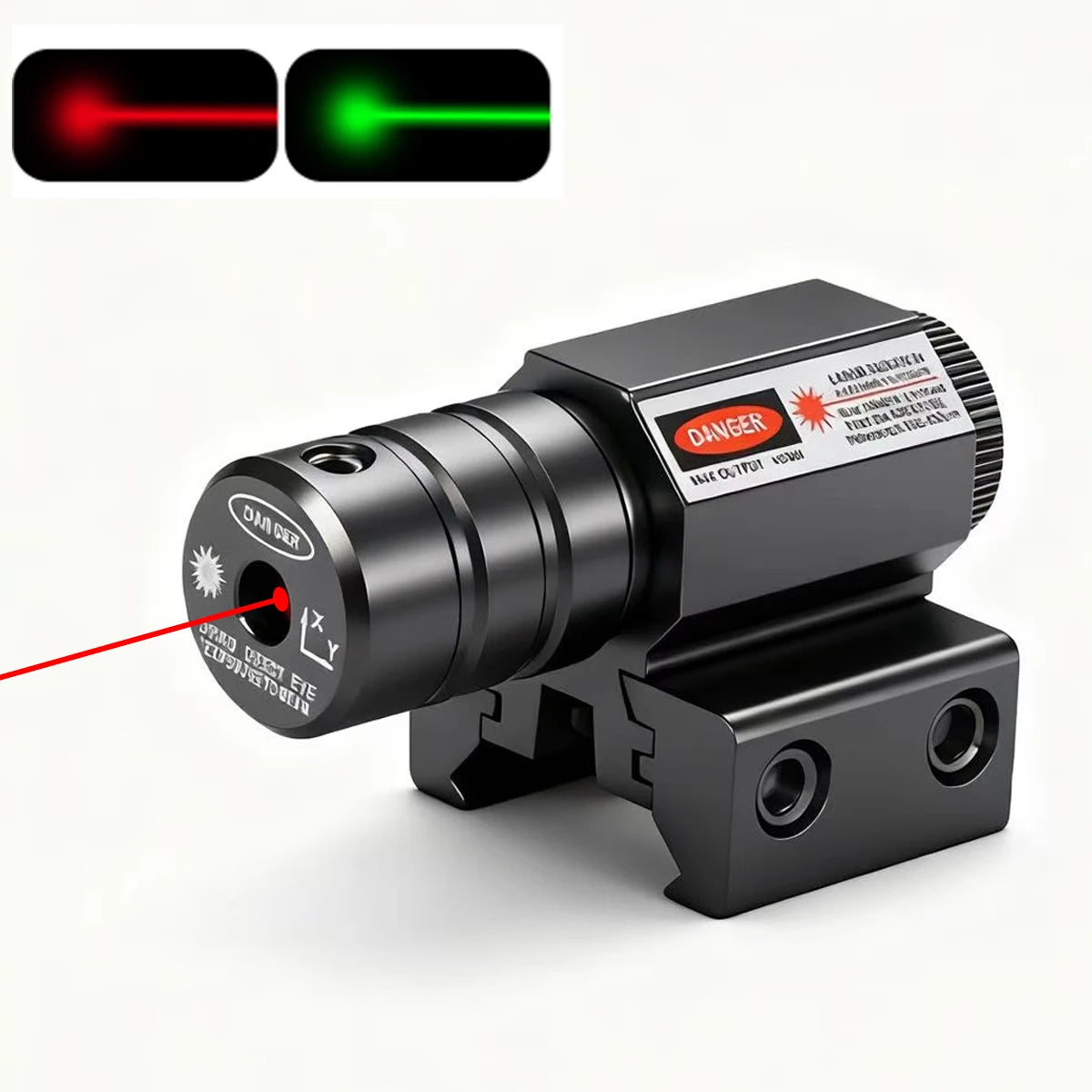 Tactical Red Dot Laser Pointer Sights Hunting with  Mount Adjustable Sight