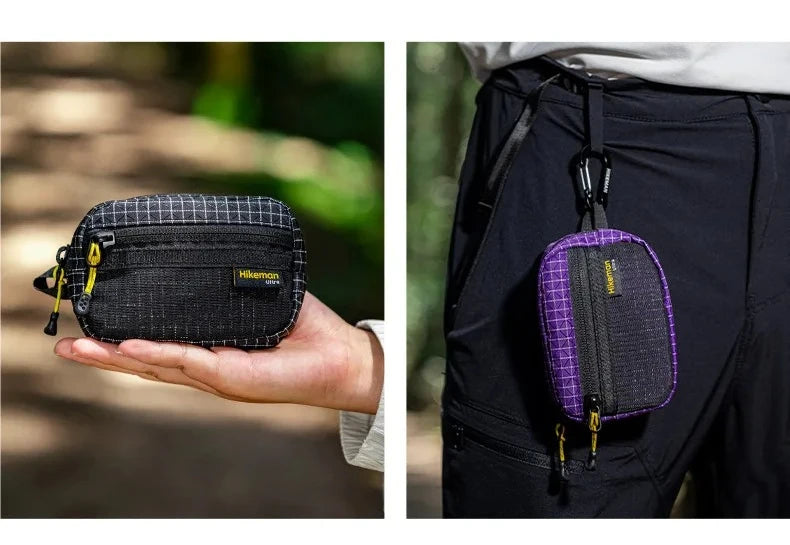 Tactical Utility Bag Durable Waterproof Zipper Mesh Pocket D Buckle Camping