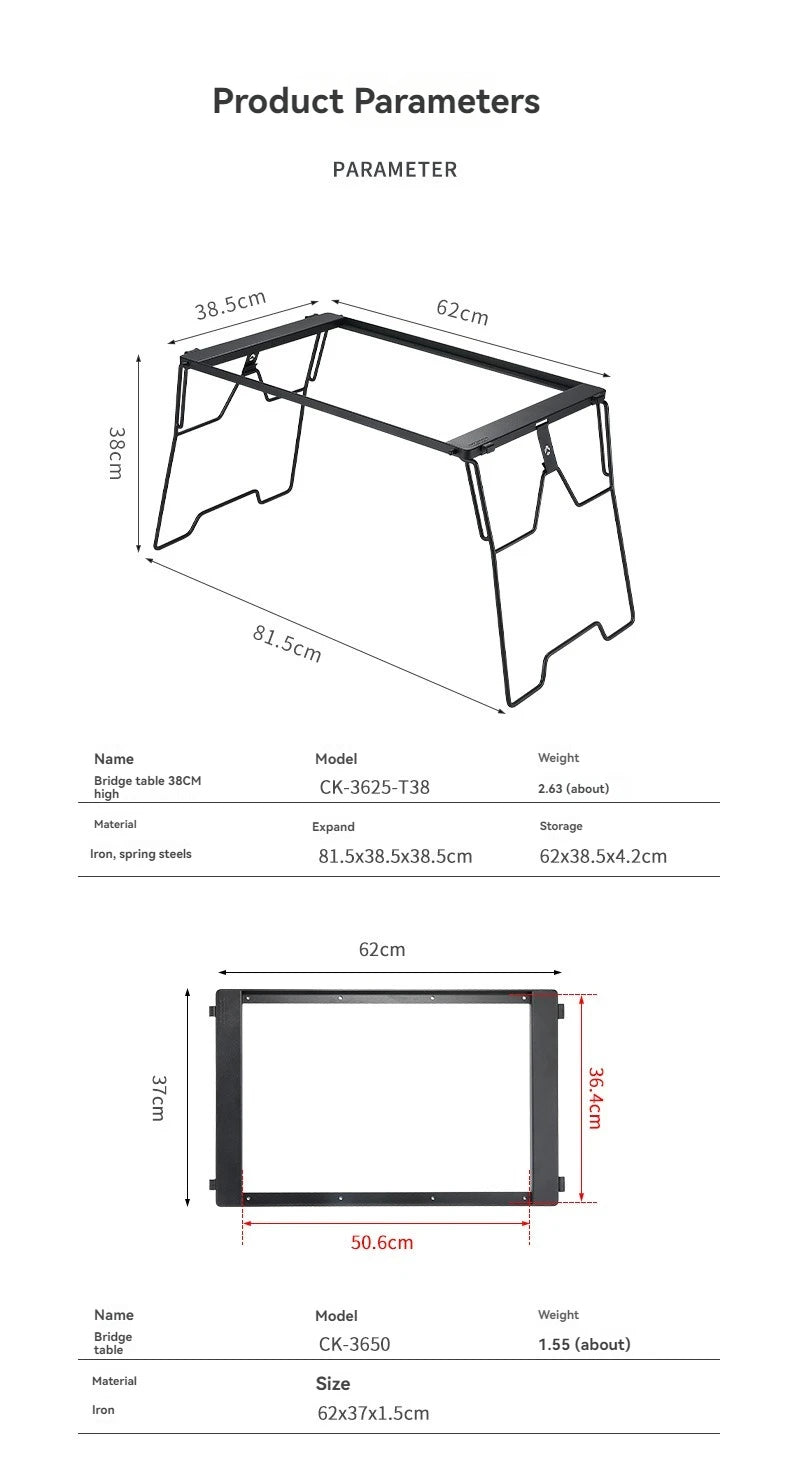 Combination Table Suitable For Snow Peak Stove Cover Outdoor Camping Table
