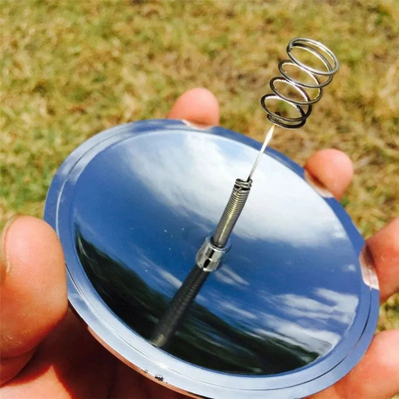 Solar Lighter Outdoor Fire Ignition Waterproof Windproof Emergency Travel