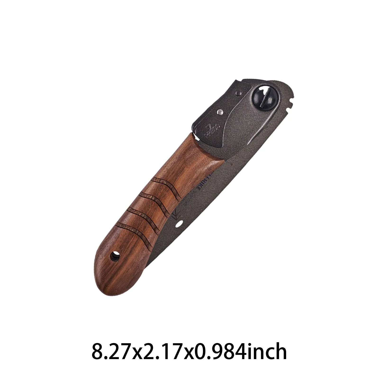 Folding Camp Saw Steel Walnut Wood Handle Camping Saw Cutting Camping
