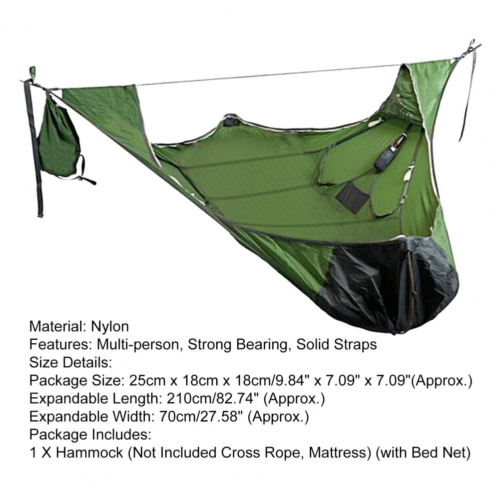 Camping Cots Patio Hammock With Bed Net Family Camping Hammock Sleeping