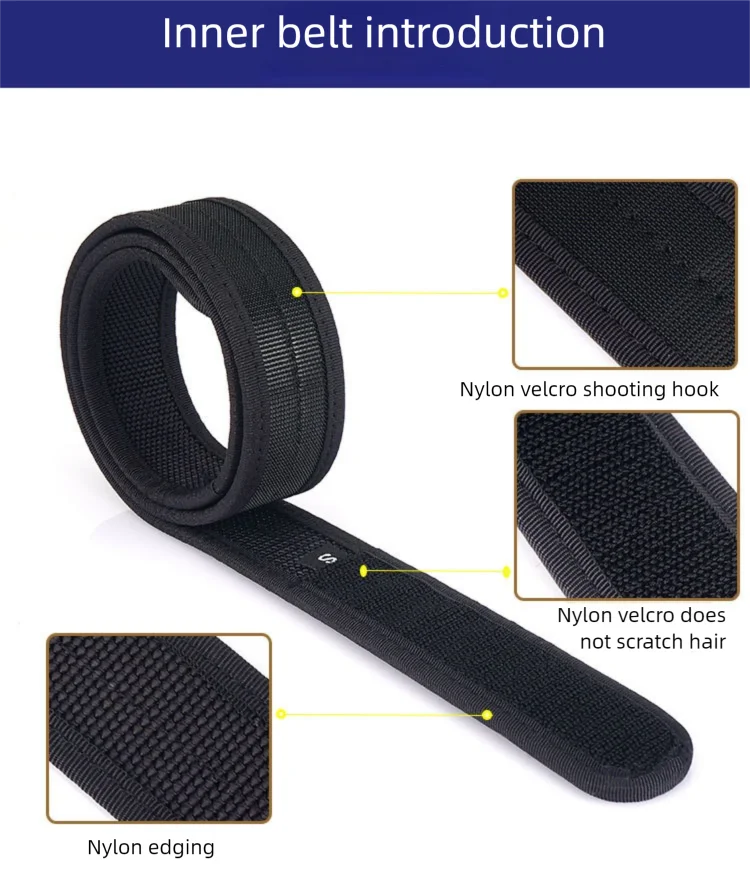Tactical Belt 2 Inch Quick Release Ronin Camo Belt Metal Outdoor Waist Belt