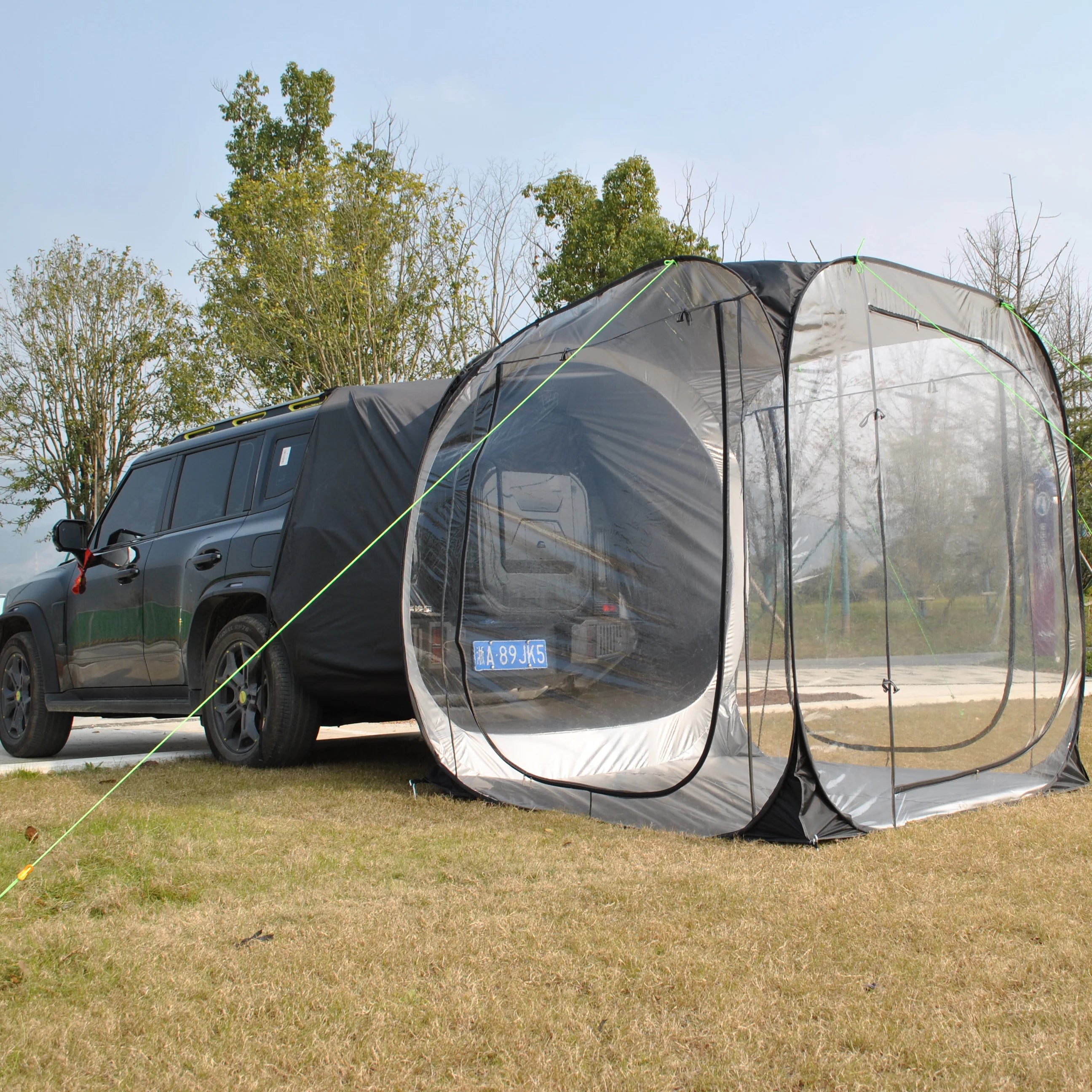 Car Tent trailer Tent, Car Tailgate Tent,Pop Up Car Rear Tent Multipurpose Truck Tent