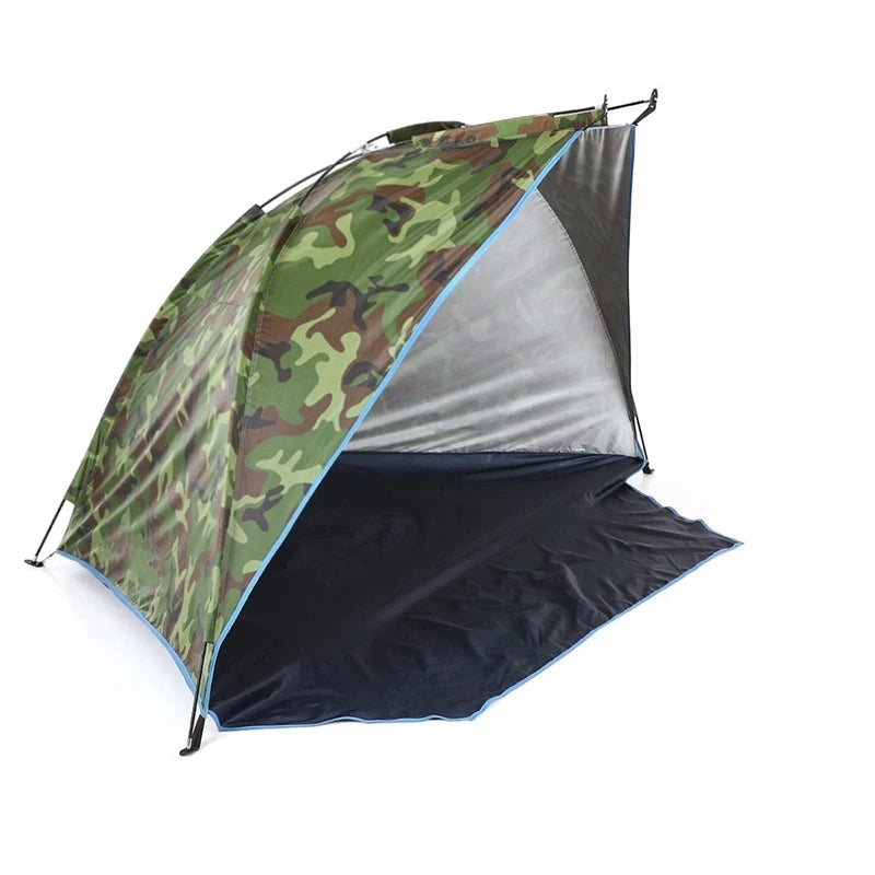 Ultralight 2 Person Beach Tent, Automatic Pop Up Sun Shelter with Carrying Bag
