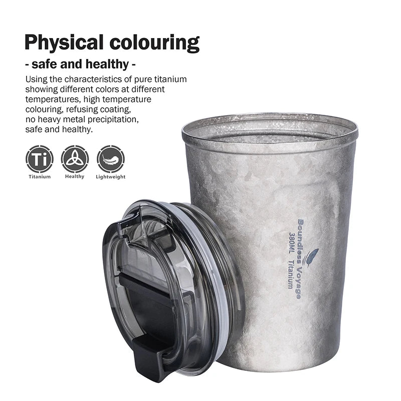 Travel Coffee Tea Drinking Cup Double Wall Vacuum Insulated Water Mug Thermos