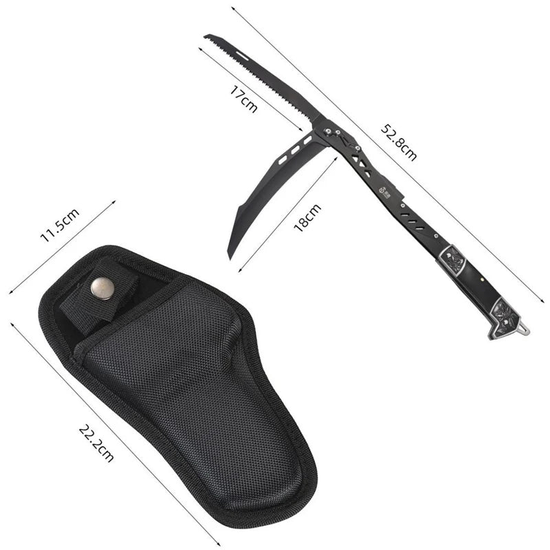 Outdoor Multifunctional Portable Folding Sickle Saw Tool for Fishing Steel Tool