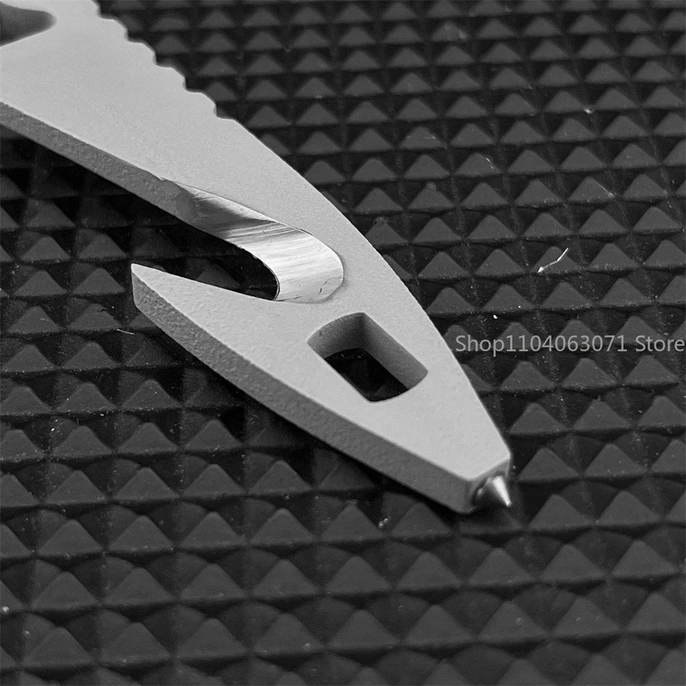 New Outdoor Rope-Cutting Straight Knife with Sheath Practical EDC Tool