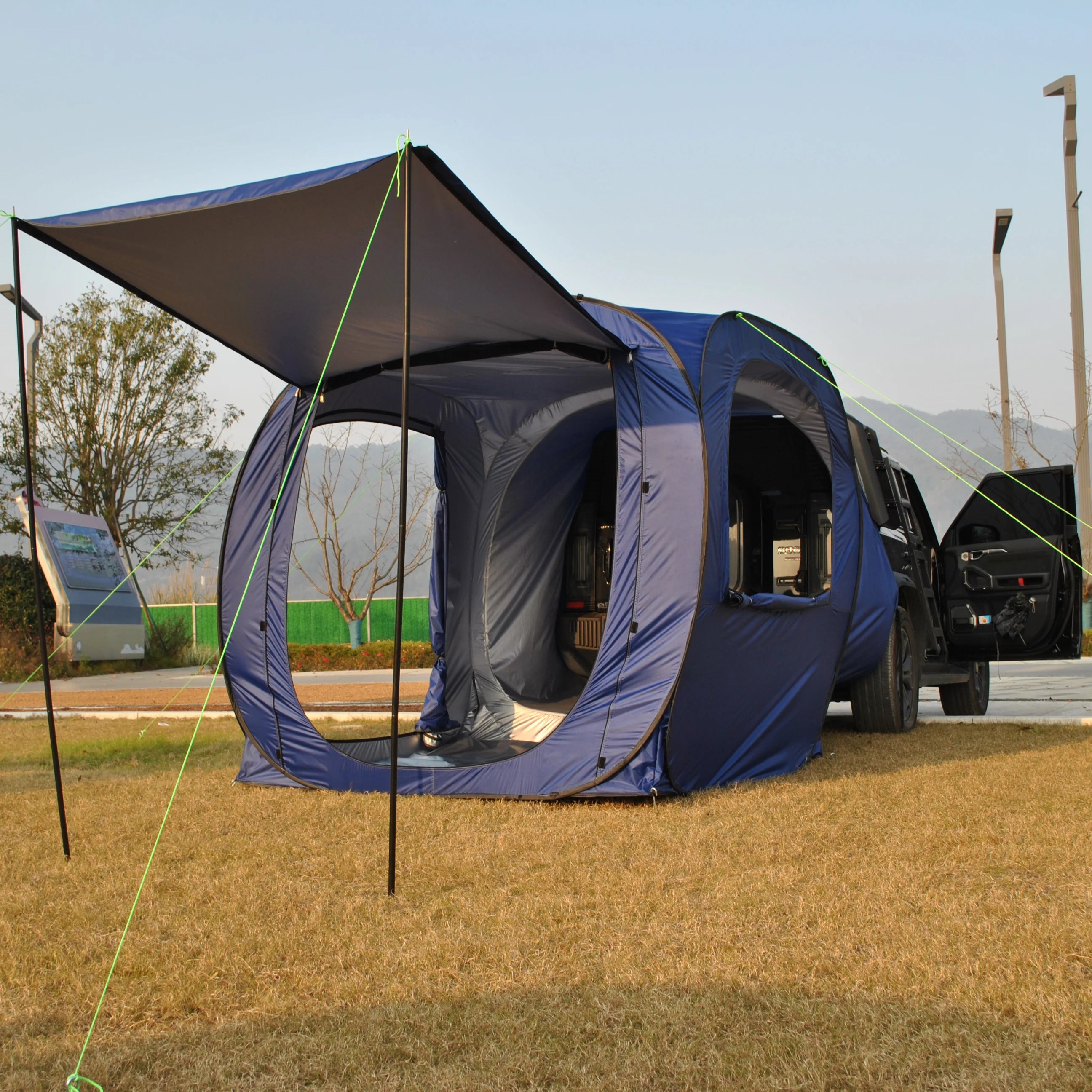 Car Rear Automatic Tent, Car Tailgate Tent,Pop Up Car Rear Tent, SUV Tents Car
