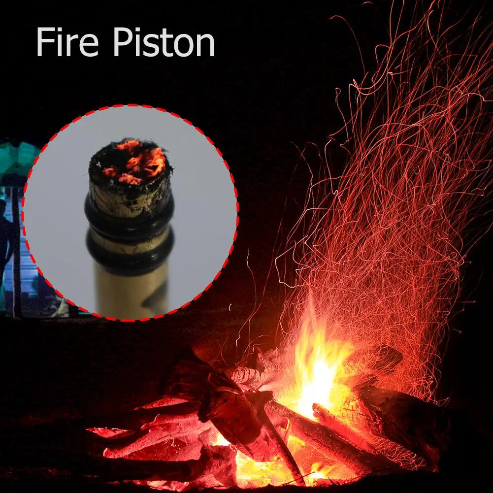 Brass Emergency Fire Tubes Practical Compression Outdoor Igniter Tube  Fire
