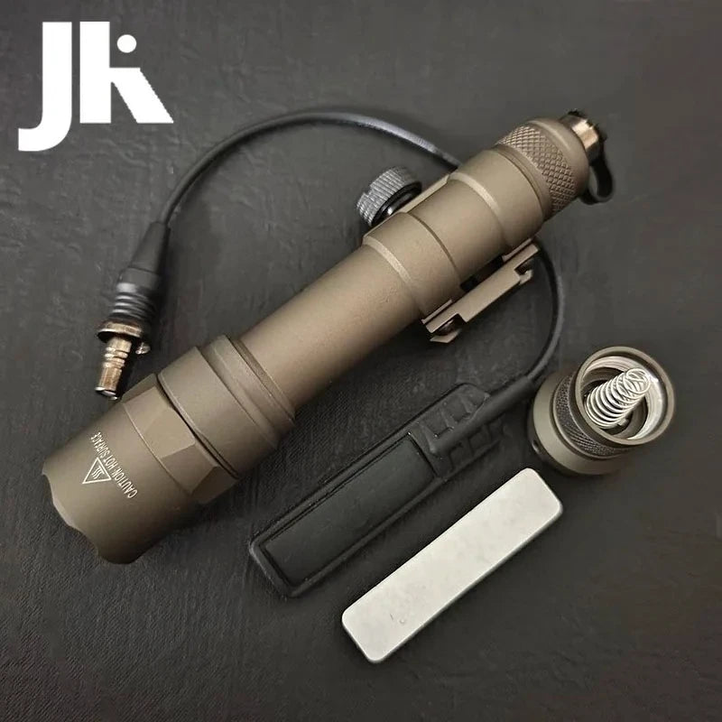 Tactical Flashlight M640 M340 Weapons Scout Light 20MM Picatinny Rail
