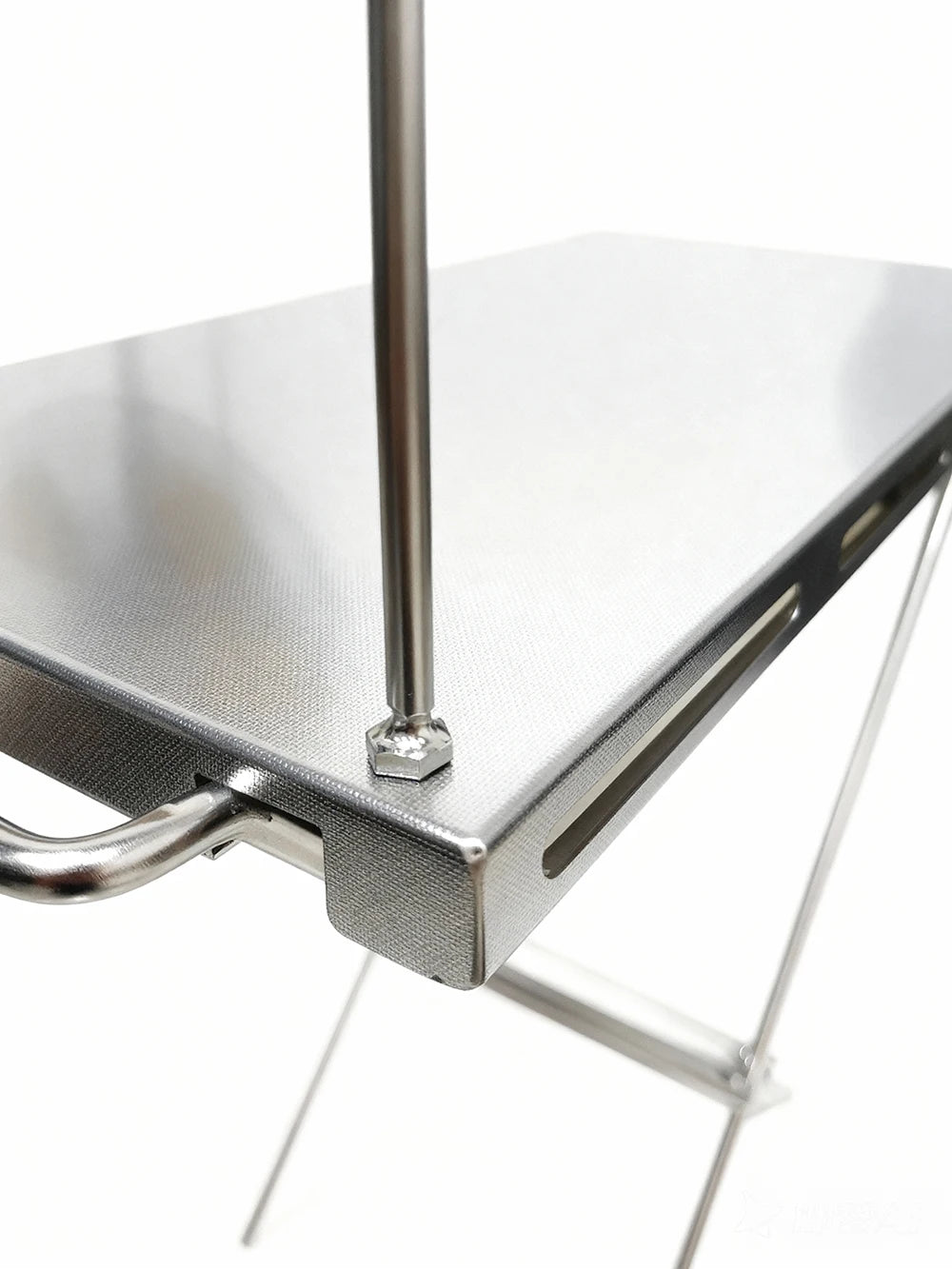 Portable Folding Camping Table Stainless Steel Outdoor Picnic Desk Carry