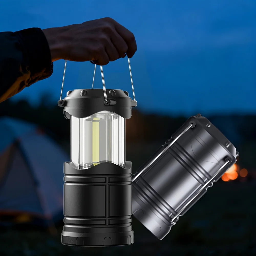 Portable Camping Lantern Battery Powered LED Tent Light for Outdoor