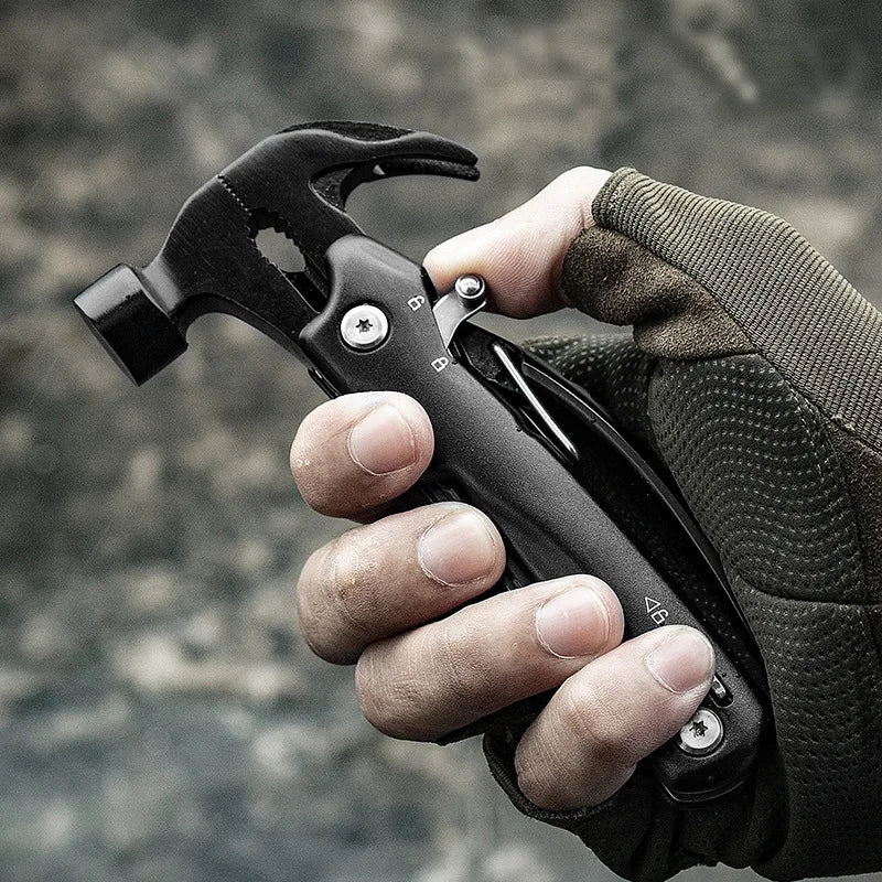 Multifunction Mini Sheep Horn Hammer Outdoor Camping Survival Gear Hammer